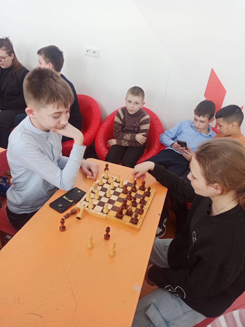 В Одесской школе №2 прошел шахматно-шашечный турнир.
