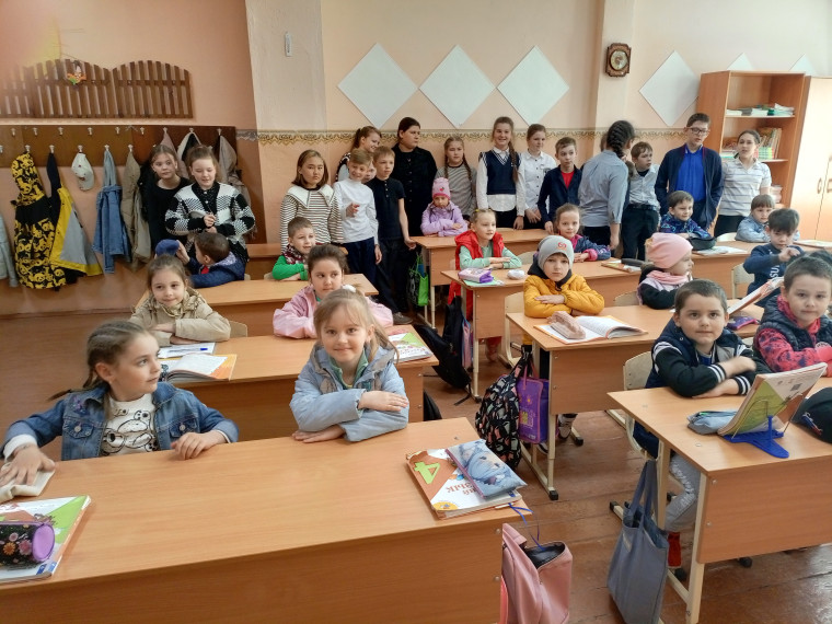 В Одесской школе №2 побывали воспитанники детского сада "Солнышко".